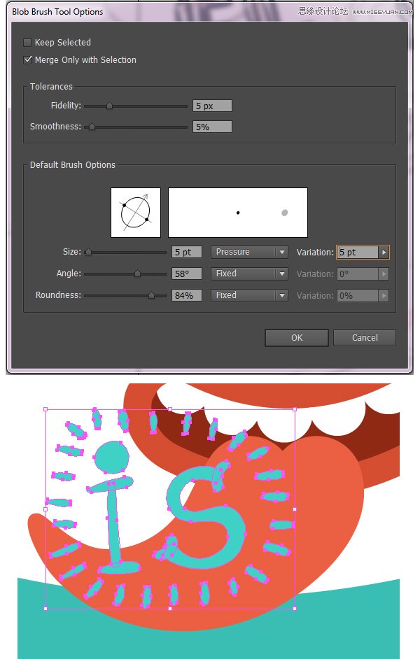 Illustrator绘制俏皮大胆的复古风格海报,PS教程,思缘教程网