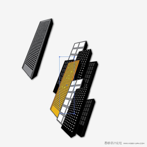 Illustrator教程：绘制中目中的高楼大厦,破洛洛