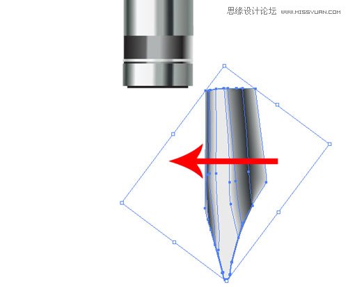 Illustrator绘制逼真的笔筒图标教程,破洛洛