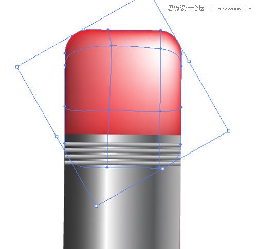 Illustrator绘制逼真的笔筒图标教程,破洛洛