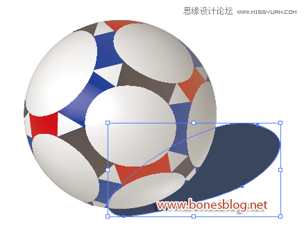 Illustrator绘制超酷的世界杯足球教程(2),破洛洛