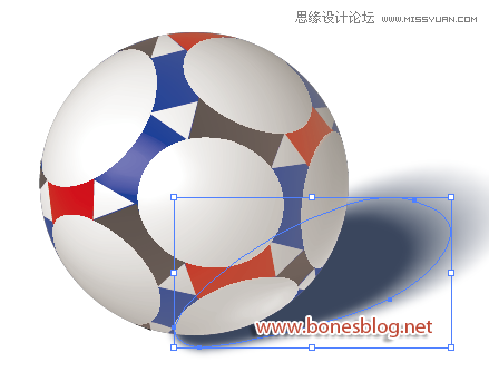 Illustrator绘制超酷的世界杯足球教程(2),破洛洛