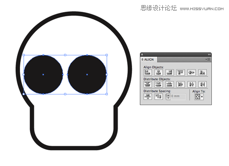 Illustrator给滑板添加骷髅图案效果,PS教程,思缘教程网