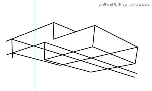 Illustrator绘制三维立体透视图教程(4),破洛洛