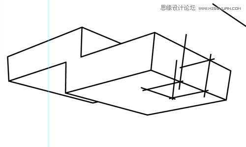 Illustrator绘制三维立体透视图教程(4),破洛洛