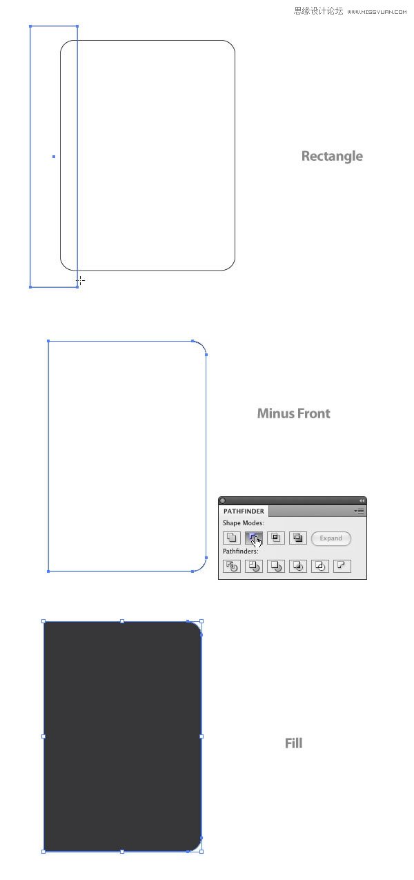 Illustrator绘制立体效果的黑色笔记本,破洛洛