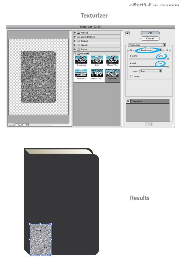 Illustrator绘制立体效果的黑色笔记本,破洛洛