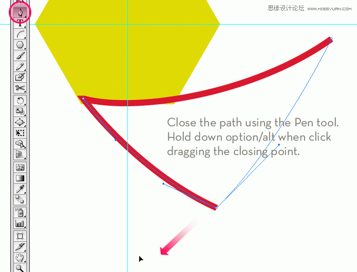 Illustrator设计创意的快门形状标志教程,破洛洛