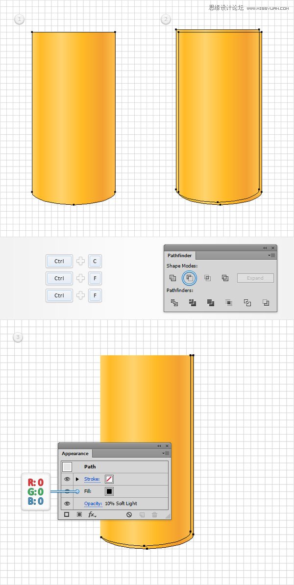 Illustrator设计金黄色的芥末文字效果,