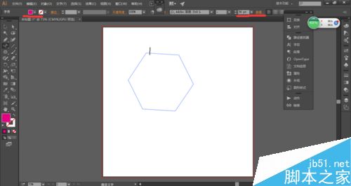 AI教程：利用路径文字工具在多边形周边输入文字