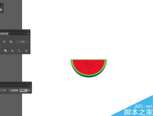 Ai简单绘制西瓜的小图标