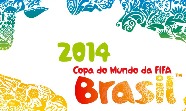 2014年巴西世界杯32强宣传海报设计 三联