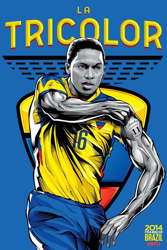 1 1405261221191 2014年巴西世界杯42强宣传海报设计