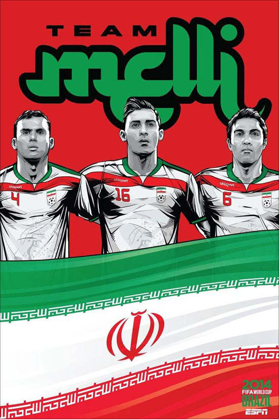 1 1405261222091 2014年巴西世界杯42强宣传海报设计