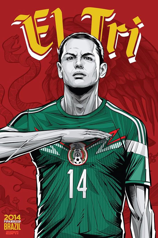1 1405261222251 2014年巴西世界杯42强宣传海报设计