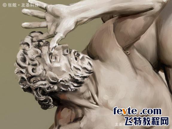 PAINTER临摹雕塑教程 软件云 painter教程