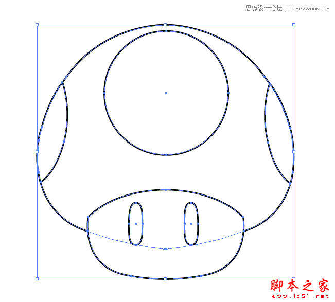 Illustrator绘制立体效果的逼真蘑菇,软件云