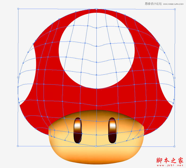 Illustrator绘制立体效果的逼真蘑菇,软件云