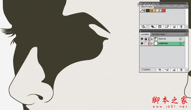 Illustrator绘制一张水滴飞溅效果的面部特效,软件云