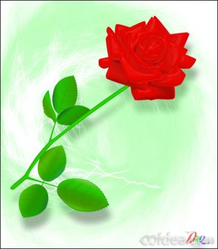 Illustrator4中绘制漂亮的玫瑰花 三联