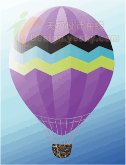 Illustrator矢量绘图实例：热气球 三联