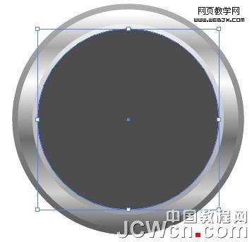 Illustrator鼠绘教程：渐变工具运用绘制金属闹钟_中国教程网