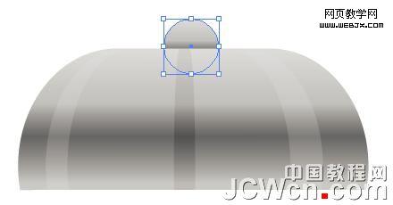 Illustrator鼠绘教程：渐变工具运用绘制金属闹钟_中国教程网