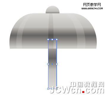 Illustrator鼠绘教程：渐变工具运用绘制金属闹钟_中国教程网