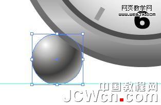 Illustrator鼠绘教程：渐变工具运用绘制金属闹钟_中国教程网