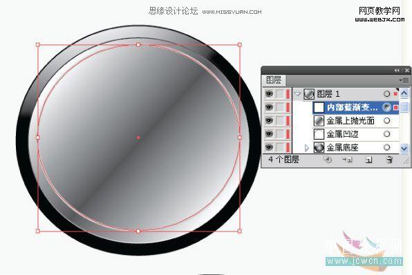 Illustrator教程:制作流行的半透明水晶按钮_软件云