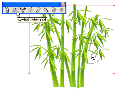 Illustrator教程:制作大片竹林-软件云