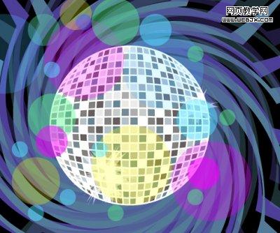 Disco ball in Ai