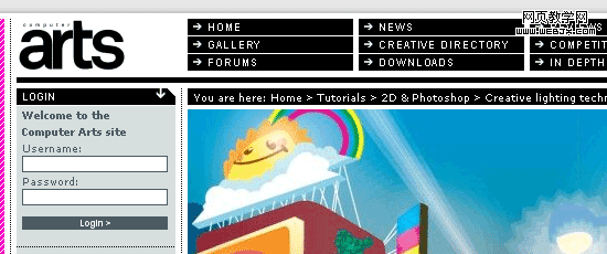 Computer Arts - Tutorials - screen shot.