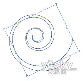 Illustrator巧绘矢量螺旋形状_软件云jb51.net整理