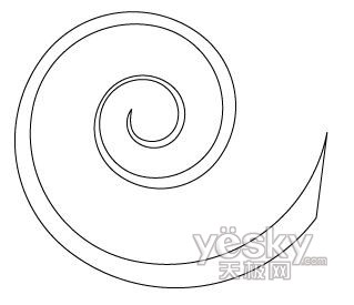 Illustrator巧绘矢量螺旋形状_软件云jb51.net整理