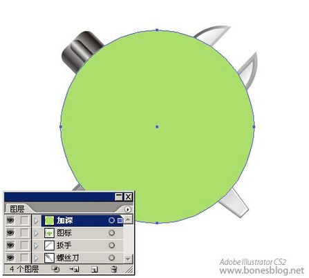 Illustrator绘苹果风格图标：组合技巧_软件云转载