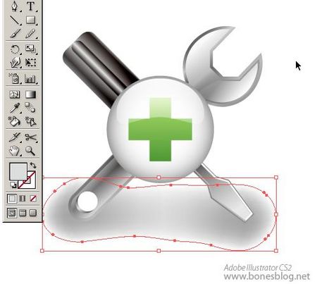 Illustrator绘苹果风格图标：组合技巧_软件云转载