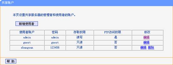 TP-Link无线路由器USB网络共享设置教程