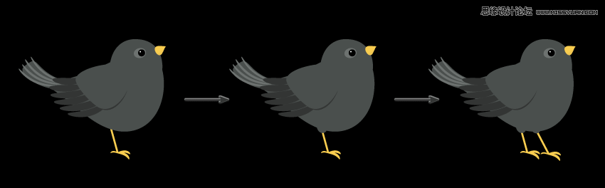 绘制树枝小鸟主题插画的Illustrator教程