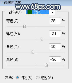 调出金色霞光草地女孩照片的PS教程