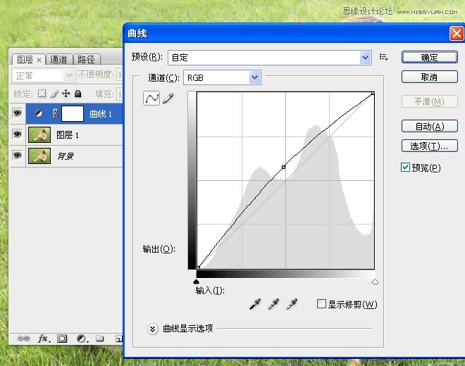 PS把草地人物照片调成阳光日系淡雅效果