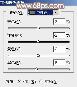 PS给湖边戏水美女照片加上梦幻紫褐色