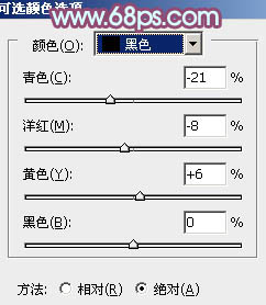 给室内人物照片加上淡青色的PS教程