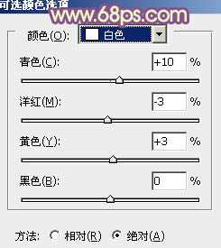 用PS给草地女孩照片加上秋季暖黄色彩