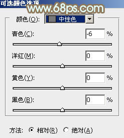 用PS打造韩系青黄色草地美女照片