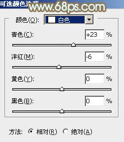 用PS打造韩系青黄色草地美女照片