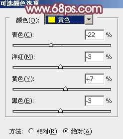 如何PS调制光亮褐色树林人物照片