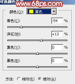 PS调制金黄色花丛背景的清新女孩照片