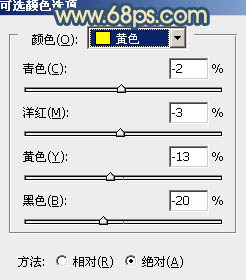 用PS把逆光女生照片美化成青黄色