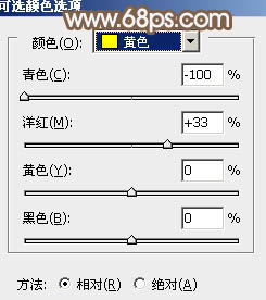 PS调出红褐色树林中的阳光女孩照片